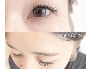 グラマラス/フラットラッシュ　80本