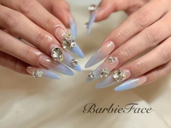 バービーフェイス 恵比寿(Barbie Face)の写真/【自慢したくなる可愛さ×上品な指先へ】お好みの画像を完全再現♪盛れる!映える!褒められネイル!