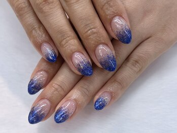 ブルーラメグラデーション★