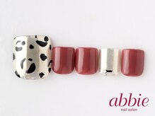 ネイルサロンアビー 北千住店(abbie)/ヒョウ柄ミラー　￥10472