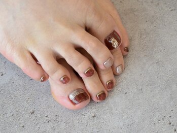 ネイルサロン プルミエール(Premiere)/ニュアンスフットネイル