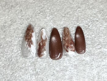 アゲート(Agate)/マーブル風ネイル