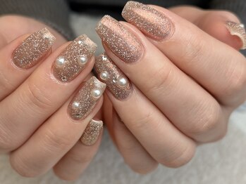 アトリエ リベルテ 市電通り店(atelier Liberte)/フラッシュネイル キラキラ