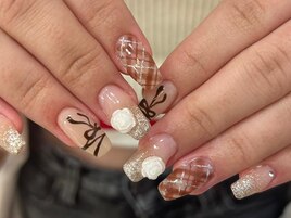 チェックネイル