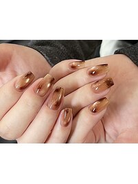 10本アートべっ甲ネイル