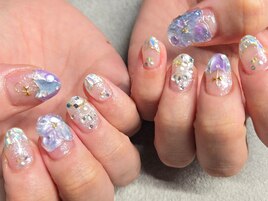 Fゴージャス梅雨ネイル14980円