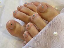 ネイルズ ララ(nails Lala)/チーク×ストーン♪