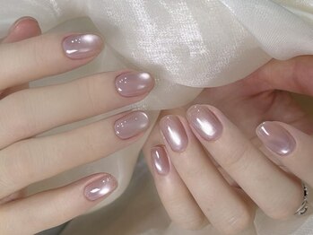 センスネイル 池袋店(Sense Nail)/バイカラー 水光マグネット