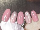 ピンクシェルネイル♪