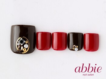 ネイルサロンアビー 北千住店(abbie)/チョコレートボルドー ¥10989