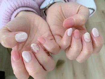 アンドクラッシィ(&classy.)/ショートネイルでも可愛い♪