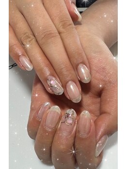 フロージュ ネイル(florjyu nail)/ニュアンスフラワーnail