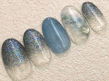 ワンラブネイルズ 浦和(OneLoveNails)/【定額】5490円★　キラキラ