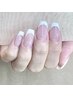 今だけ価格♪ハンド　ベースをクリア＆フレンチ　¥6000→¥5000☆爪に優しい☆