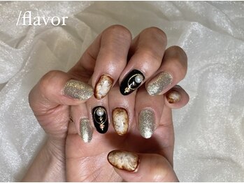 スラッシュフレーバー(/flavor)/秋っぽネイル♪