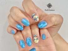 ネイル エミュスト(Nail Emuest)/オーロラ/個性派ネイル/Mai