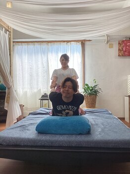 オーシャンスパ(OCEAN SPA)/自分ではできないところも
