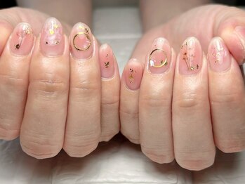 ブリスフルハピネス(Blissful happiness)/ほんわかチークネイル