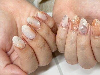 エレガンシア(Elegancia)の写真/ニュアンス~アートまで好きなデザインを【フルオーダー《アートやり放題｜持ち込み◎オフ込み）》￥8500】