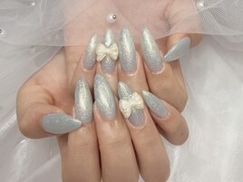 ワンカラー、チップ長さだし