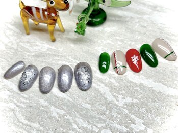 ジュリネイル(JULIE NAIL)/シンプル☆クリスマスネイル