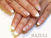 ネイルアンドジュエリーラズリ(Nail＆Jewelry RAZULI)/【手書きローズアート】