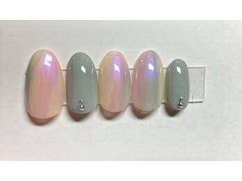 ネイルアンドアイ ミント(nail&eye mint)/4月キャンペーンネイル