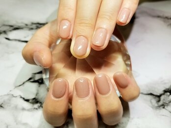 シュガーネイル(sugar nail)/お上品ピンクネイル