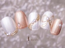 アイネイルズ 町田店(I nails)/ゴールドリボン9480円