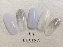 ネイルスタジオ ルキナ(LUCINA)/c-379 大人上品ブライダルネイル