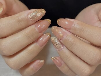 ガレージネイル(GARAGE NAIL)/pink beige nuance : yuka