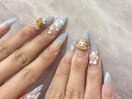 グラデーション夏ネイル