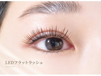 アテアイラッシュ 堺市駅店(ate eyelash)の写真/【自然な仕上がり×持ち重視の方向け】似合わせ★LEDフラットラッシュ120本