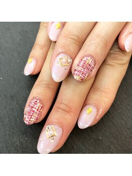 イーズネイル 堺(e's Nail)/ツイードネイル
