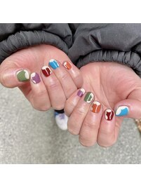 推しのメンバーカラーネイル★