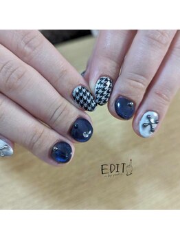 エディットワンバイユウリ(EDIT1 by youri)/ショートネイルも可愛くします!