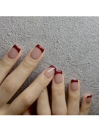 自爪風フレンチネイル