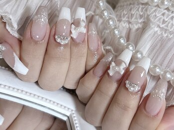 リンドネイル バイ モカ アンド ララ(Lind nail by moca and LaLa)/【mio】フレンチネイル