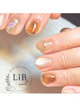 ベッコウ＆マグネットネイル