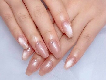 アルネ 大宮店(Arune)の写真/シンプルだからこそ技術が光る☆オフィスネイルにピッタリの上品なデザインも♪初めての方にもオススメ◎