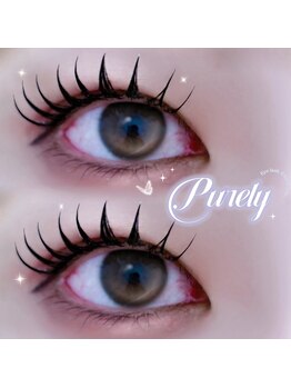 ピュアリーピュアリー(Purely-Purely)/マツエクで作る【パッチリeye】