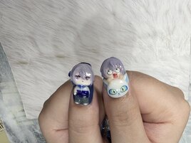 新宿３dネイル にじさんじネイル