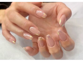 リベレ(LIBELLE)の写真/大人女子の上品な指先へ*オフィスネイルもOKなフラットデザインもご用意♪パラジェル・フィルイン対応★