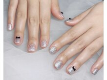 コンサート(Concert)/ラメリボンネイル