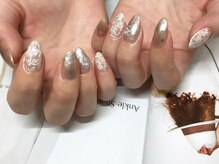 アドネイル(aD nail)/冬フラワー