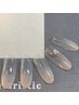 【初回オフ無料+ハンド】うる艶カラーグラデーション(ラメライン込み)￥5000