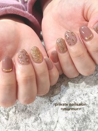 アニマル柄ネイル