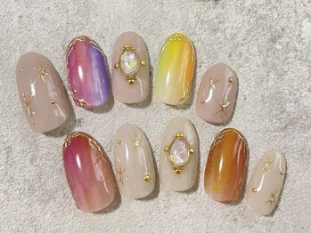 マベル(Ma belle)/7.8月キャンペーンネイル