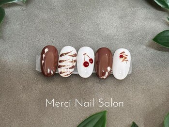 メルシー(Merci)/★季節限定★キラキラ冬のネイル