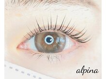 アルピナ アイラッシュ 亀里店(alpina)の雰囲気（フラットラッシュ＋美眉アイブロウスタイリングの人気メニュー）